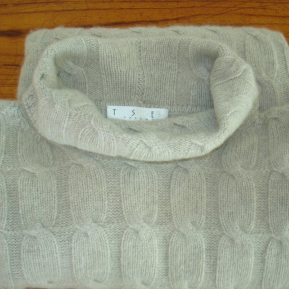 TSE 100% long cashmere sweater Sz L